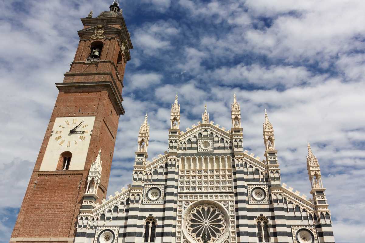Veduta panoramica della Villa Reale di Monza con il Parco circostante